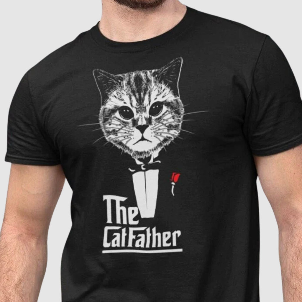 The CatFather Shirt – Funny Cat Lover T-Shirt for Cat Dads